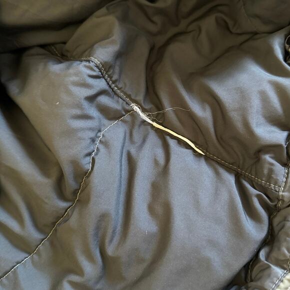 Men’s The North Face Nuptse Olive Green 550 Puffer Jacket Full Zip Size XL - Picture 6 of 6